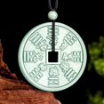 thumbnail image 4 of Mountain Ghost Spending Jade Pendant Necklace, Bagua Jade Pendant Necklace are Ideal Choices for Those Who Like Mystery and Elegance, 4 of 4