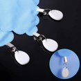 thumbnail image 5 of 8 Pcs Poids de Nappe Larme Couvre-Table Poids Pince en Métal Pendentif de Nappe Pierre Poids de Table Cintres, 5 of 5