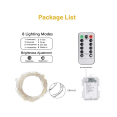 thumbnail image 4 of 1pc Or 2pcs Christmas Fairy Lights Battery Operated, 33ft 100 Led String Lights With Remote Control, Timer, 8 Twinkle Modes, Firefly Lights For Garden, 4 of 4