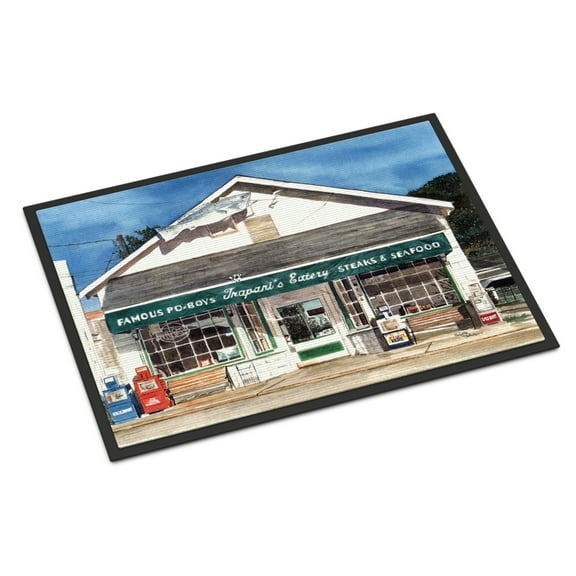 Carolines Treasures 8109JMAT Trapanis Eatery Doormat 24x36 36"L x 24"W multicolor
