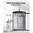 thumbnail image 3 of VEVOR CO2 Tank, 10 lbs New Aluminum Alloy Cylinder, CO2 Air Tank with Light Spray Coating, CGA320 Valve, Handle & Adjustable Pressure, DOT Approved Cylinder for Draft Beer Dispensing, 3 of 9