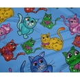 thumbnail image 4 of oneOone Polyester Lycra Medium Blue Fabric Kitten Cats Sewing Craft Projects Fabric Prints By Yard 56 Inch Wide-OSO, 4 of 4