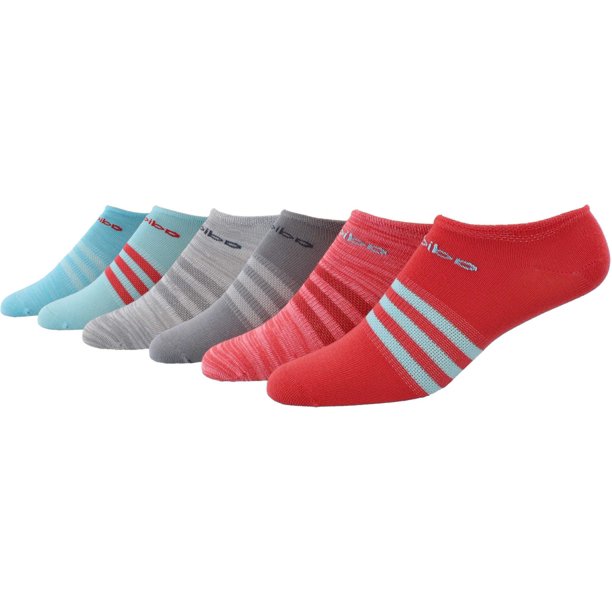 adidas Women's Superlite II No Show Athletic Socks 6 Pack