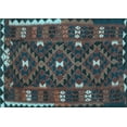 thumbnail image 1 of Ahgly Company Indoor Rectangle Oriental Light Blue Traditional Area Rugs, 8' x 10', 1 of 4