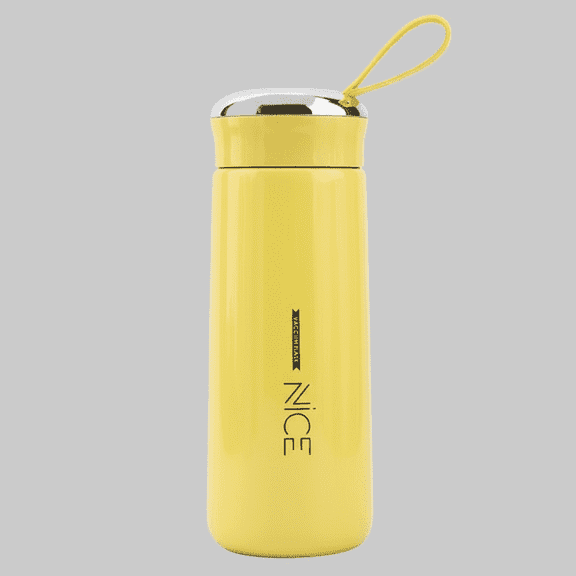 Water Bottle/Tumbler, Yellow, Hot and Cold, 400 ml