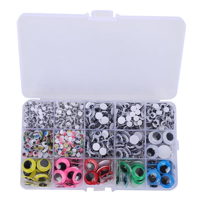 Soft Toy Eyes,1500Pcs Doll Eyes Plastic Boxed Doll Eyes Doll Eyes Exquisite Design