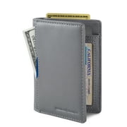 SERMAN BRANDS - RFID Slim Wallets for Men. Mens leather Blocking Minimalist Card Thin Front Pocket Bifold