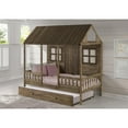 thumbnail image 3 of Twin Front Porch Low Loft In Rustic Driftwood Finish W/Dual Underbed Drawers, 3 of 3