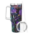 thumbnail image 2 of Pofeuu Starry Night Iris Field Print 40oz Ice Bully With Handle And Straw Stainless Steel Vacuum Insulated Cup And 2 In 1 Straw Lid, 2 of 8