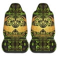 thumbnail image 2 of XMXT 2Pcs Car Seat Cover Decor Protector, Skeleton Flame Tribal Print Front Seat Covers for Cars SUVs, Universal Fit, 2 of 9