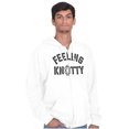 thumbnail image 5 of Feeling Knotty Naughty Rope Humor Zip Up Hoodie Men's Women's Brisco Brands X, 5 of 6