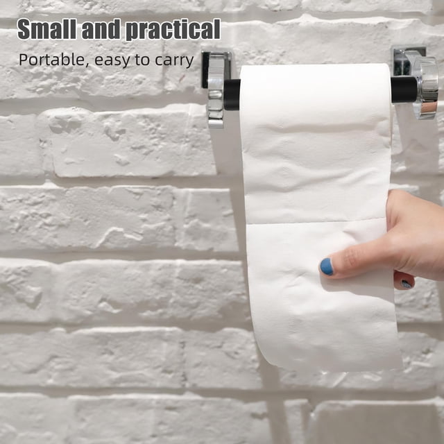 Minkissy 2Ud De Resorte Para Soporte De Papel Higiénico Flexible Y Resistente Color Negro