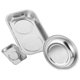 thumbnail image 4 of Magnetic Bowls For Mechanics Tool Trays Heavy-Duty Silver 23.80X13.80X4.00CM Anti-Slip 3Pcs, 4 of 5