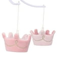 thumbnail image 3 of Lambs & Ivy Disney Princesses Pink Crown Musical Baby Crib Mobile Soother Toy Pound, 3 of 6