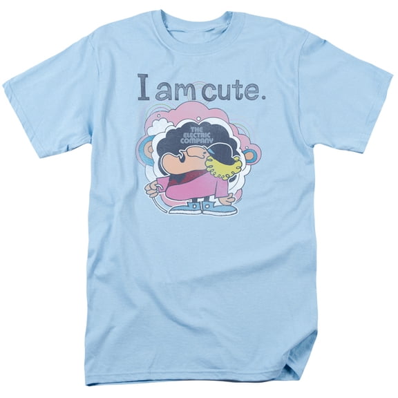 Electric Company/I Am Cute S/S Adult 18/1-Light Blue