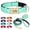 Green, variant on Pet Artist Personalized Dog Collar, Leash & Poo Bag Set, 3-Piece - Soft Padded Nylon, Waterproof, Engraved Name Buckle, Adjustable for Small, Medium, Large Dogs
