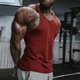 thumbnail image 1 of pstuiky Camisetas sin mangas para hombre, Camiseta deportiva de manga corta con cuello redondo, ajustada y de alta resistencia, de color liso para hombre Camisas de hombre m, 1 of 6