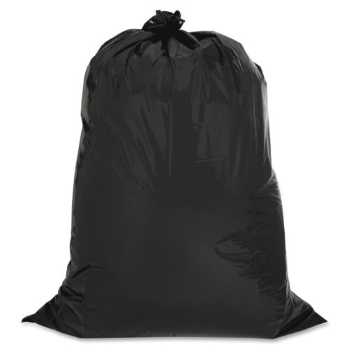 Genuine Joe Heavy-duty 42-gallon Contractor Cleanup Bags Large Size - 42 gal - 33' Width x 48' Length x 2.50 mil (63 Micron) Thickness - Low Density - Black - 20/Carton - Kitchen