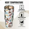thumbnail image 4 of 30 oz Frog Tumbler with Handle Gifts for Frog Lover 30oz Stainless Steel Travel Cup Mug Water Bottle, 4 of 6