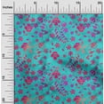 thumbnail image 1 of oneOone Cotton Cambric Teal Green Fabric Batik Fabric For Sewing Printed Craft Fabric By The Yard 42 Inch Wide, 1 of 4