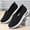 Black, variant on Fnooota Womens Slip on Sneakers, Non Slip Comfortable Mesh Breathable Walking Shoes Black Size 7