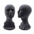 thumbnail image 2 of Limei Wig Head 12 6" Tall Female Foam Mannequin Wig Stand and Holder for Style Model for Display Hair Hairpieces and Hats Mask for Home Travel and Salon, 2 of 6