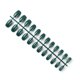 thumbnail image 2 of Guardurnaity 24 piezas de uñas postizas de ataúd resistentes a los arañazos de bailarina corta coloridas uñas acrílicas artificiales de color sólido DIY Juegos de manicura 27 verde negruzco Guardurnaity CE011412-27, 2 of 5
