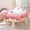 Pink, variant on Elevated Cat Bed Wooden with Cushion Fluffy Pet Couch Sofa for Indoor Cats Raised Kitty Lounge Chair Suitable for Puppy, Cat Furniture(Gray)