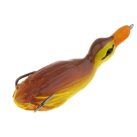 3d Eyes Top Water Bait Duck Lures Soft Fishing Lure Floating Swimbait White