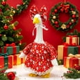 thumbnail image 5 of Sruoe Christmas Porch Goose Outfits, 23 Inch Porch Goose Clothes, Goose Clothes Dress, Duck Sculpture Clothes for Lawn Statue Cement Statue Yard Patio Party Decoration, 5 of 8