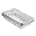 thumbnail image 3 of Shisuyan 10 Pcs Rôtissoires Jetables Four Table à Vapeur Poêle en Feuille d'Étain Fournitures de Service pour Aliments Rôtissoire en Papier d'Aluminium Boîte en Papier d'Aluminium pour la Maison, 3 of 8