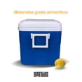 thumbnail image 3 of Hielera Portátil 28L Grande Profesional Conservador Camping Marthing Conservadora de Alta Resistencia para Alimentos y Bebidas ideal para Viajes, Playa, Camping, Picnic Azul y Blan, 3 of 9