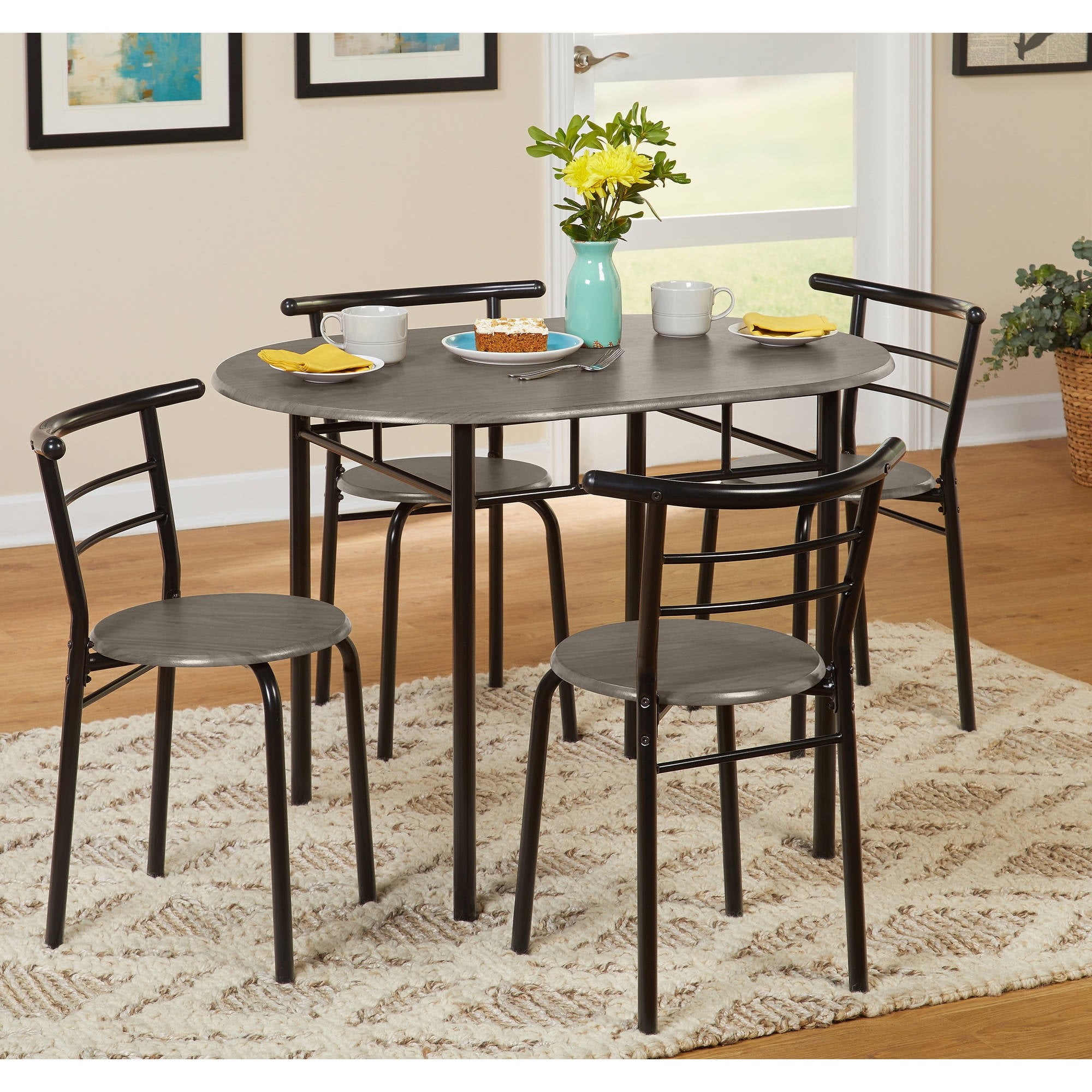 5 Piece Bistro Set Multiple Colors Walmart Com Walmart Com