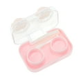 thumbnail image 2 of Unique Bargains 1Set Contact Lens Case Contact Lens Container Contact Lens Carrier White Cute Paw Pattern 2.68"x1.77"x1.1" White, 2 of 5