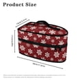 thumbnail image 6 of HELLHERO Steamer Storage Bag Compatible with Most Iron Red Snowflak Steam Iron Carrying Case, Bag Only, 6 of 6