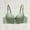 Green, variant on Amidoa Underwire Womens Bras Beige Push-up Lace Embroidered Bras Women's Lingerie L