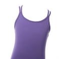thumbnail image 4 of Kaerm Kids Girls Sleeveless Crisscross Shoulder Straps Ballet Leotard,Size 3-14Yeara Purple 5-6, 4 of 7