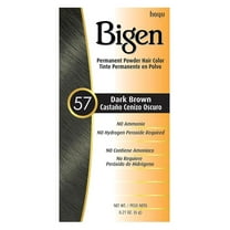 Bigen Powder Hair Color #57 Dark Brown 0.21oz (Pack of 2)