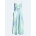 thumbnail image 4 of Free Assembly Women's and Women's Plus Striped Cotton Maxi Dress, with Cut Out Back, Sizes XS-4X, 4 of 5