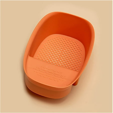 

Egebert Drain basket Kitchen Sink Filter Fruit and Vegetable Drainage Basket Leftovers Sink Garbage Filter Kitchen Sink Gadgets (Color : Orange Size : 1 Piece)