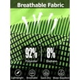 thumbnail image 4 of APTRO Mens Swim Trunks 9 inch Bathing Suit With Zipper Pockets Quick Dry Mesh Liner Swim Shorts Board Shorts Swimsuit Beach Shorts Grid Green 01 2XL, 4 of 7