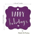 thumbnail image 7 of Inkdotpot Real Silver Foil Bracket Shape Paper Hang Tags Happy Holiday Favor Tags Pack Of 100, 7 of 7