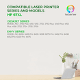 thumbnail image 2 of TCT 67XL Ink Cartridge - Compatible With HP 67XL 3YM58AN Tri-Color High Yield, 2 of 6