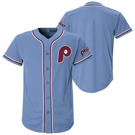 MLB Philadelphia Phillies Youth Secondary Color Synthetic Jersey