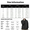 thumbnail image 3 of ChicHaven Women's Hooded Rain jacket Waterproof Lined Raincoat Windbreaker Great for Outdoor Trench Style and Travel Black S, 3 of 5