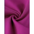 thumbnail image 5 of INSPIRE CHIC Women's Bodycon Pencil Dress Cap Sleeve Formal Work Knee Length Sheath Dresses M Purple Red, 5 of 6