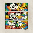 thumbnail image 3 of Disney Standard - Mickey & Friends - Retro Blocks - Mickey, Minnie, & Goofy - Toddler And Youth Long Sleeve Graphic T-Shirt, 3 of 5