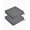 Dark Gray, variant on Juiluna Patio Chair Cushion for Outdoor Furniture 19x19x4 Inch, Waterproof Outdoor Seat Cushions for Patio Furniture, Garden Sofa Couch Chair Cushions with Ties, Set of 2, Dark Gray
