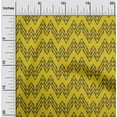 thumbnail image 1 of oneOone Organic Cotton Voile Fabric Chevron Ikat Print Sewing Fabric BTY 42 Inch Wide, 1 of 4