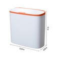 thumbnail image 3 of Clearance! Fanshiluo Trash Can-Touchless Sensor Trash Can 13 Liter/3.4 Gallon Small Capacity Trash Can With Lid Sensor Kitchen Bin Recycling For Kitchen/Living Room/Office, 3 of 8